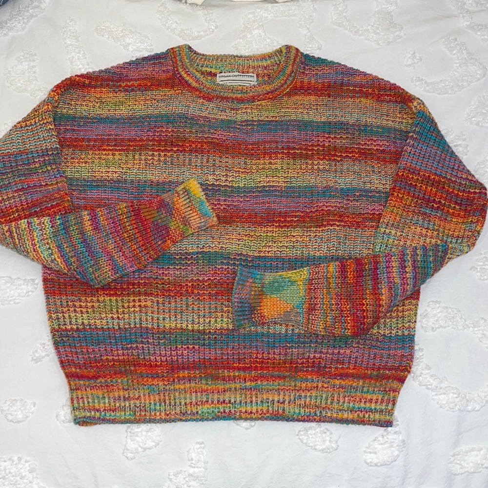 Multi-colored Sweater from Urban Outfitters. Gently used